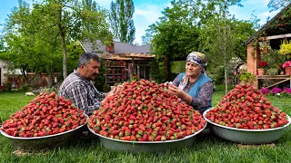 Деревенская Свежесть: Домашний Клубничный Мармелад и Выпечка