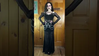Have you seen my latest video yet? Watch to see more outfits for the cruise #goth #gothgirl #gothic