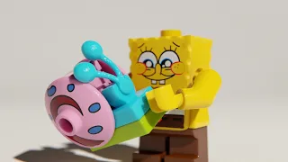 Lego Spongebob Animation Test: I Love You, Gary! | August Renders™
