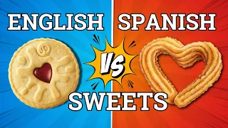 NAMES of 🍬SWEETS & CAKES 🍰 in Spanish and English