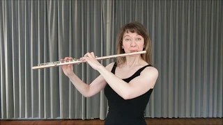 Camille Saint-Saëns's "Volière" from "The Carnival of the Animals" flute excerpt - Mimi Stillman