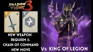 Shadow Fight 3 New Legendary Weapon Requiem & New Special Move Chain Of Command Gameplay vs KOTL