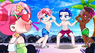 Alex & Ace & Edward Zero Two Dodging Meme Dance | Gacha Club | Ppg x Rrb Gacha Life