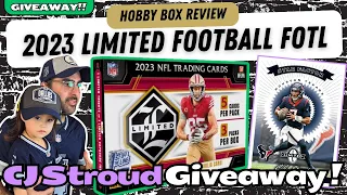 FOTL NEW RELEASE & GIVEAWAY! 2023 Panini Limited Football Hobby Box Review & Football Cards Opening!