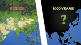 Watching Humans Populate Asia For 1000 Years! - Worldbox