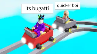 Roblox Cart Ride BUT I Have BUGATTI