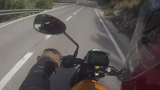 Riding a Moto Guzzi around Barcelona - Oct 2019