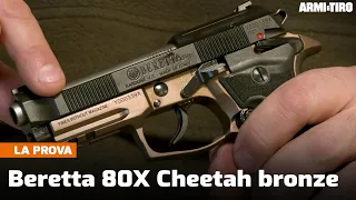 Beretta 80X Cheetah bronze calibro 9 corto: l'erede della mitica 84 Fs - La prova