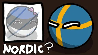 A day in the life of Sweden (countryballs animation)