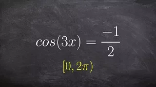 Determining the triple angle of cosine to solve the equation