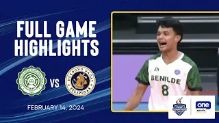 St. Benilde vs. PGJC-Navy highlights | 2024 PNVF Champions League - Feb. 14, 2024