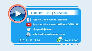 Message Title : Timing and Purpose || Apostle John Kimani William