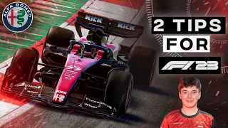 Use these two simple F1 23 tips to be faster! Used by F1 esports world champion