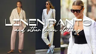 Linen Pants Clothes and Other Linen Clothing For Women | Classy outfit ideas