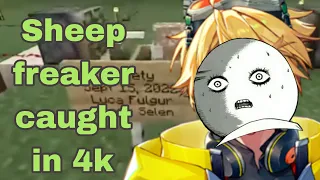 WILSON SAW THE SHEEP FREAKER IN NIJISANJI EN MC SERVER!! || Yu Q Wilson NIJISANJI EN CLIP