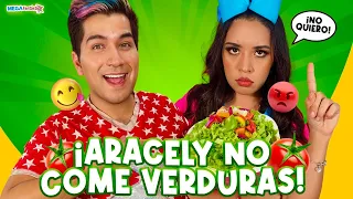 Aracely no le gusta comer verduras - Megafantastico Tv