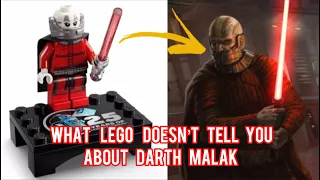 What Lego DOESN'T tell you about Darth Malak