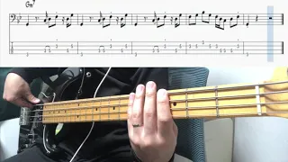 Long Train Running - Doobie Brothers Bass Cover 연주 & Backing Track (Bass Tab)