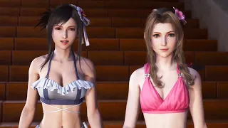 Tifa & Aerith Bikini Full Beach Scene in Final Fantasy 7 Rebirth