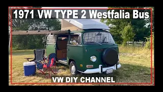 1971 Volkswagen Westfalia Bus Type 2 Bay-Window Pop-Top Van - LETS SEE IT -- VW Bus - Camper Van