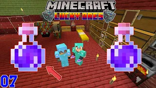 Minecraft:Lucky ores Multiplayers #E07ផលិតទិកថ្នាំ