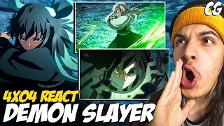 TOKITO VS SANEMI & OBANAI! LUTA DE HASHIRA INSANA!!! - React Demon Slayer EP 4 temporada 4 | Kimetsu