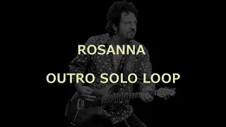 Rosanna (Toto) Outro Solo LOOP (Guitar Backing Track for Improvisation)