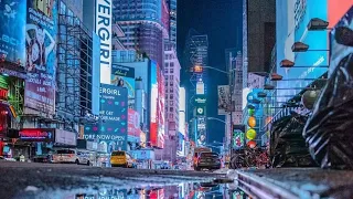 NEW YORK CITY 2019: WALKING THE TIMES SQUARE STREETS AT NIGHT! [4K]