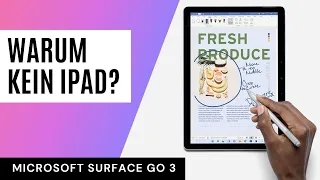 Microsoft Surface Go3 [Warum ich kein Ipad gekauft habe!]