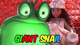 Learn Colors Moana with Giant Snail Video for Kids FUN KID COLORS