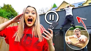 PAUSE CHALLENGE With GIRLFRIEND For 24 HOURS! *Gone Too Far*