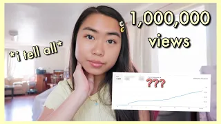 how much youtube paid me for my 1,000,000 viewed video *SPILLING EVERYTHING*