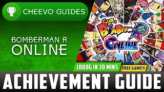 Super Bomberman R Online - Achievement / Trophy Guide (FREE GAME) **1000G IN 30 MINS**