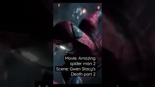 Amazingspiderman gwenstacy death scene part 1 #ironmanstatus #whatsappstatus #andrewgarfield