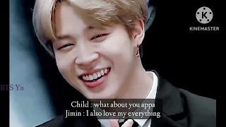 BTS Reaction - When your child asked whom do you love more