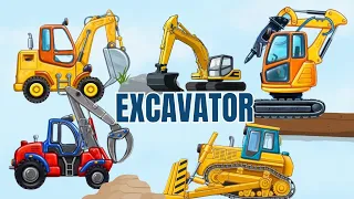 TRACTOR BUILDING EXCAVATOR MAKE