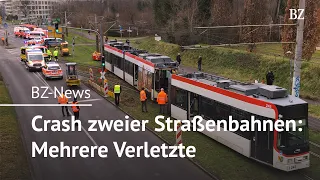 Mehrere Verletzte bei Freiburger Straßenbahn-Crash