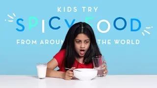 Kids Try Spicy Food from Around the World | Kids Try | HiHo Kids