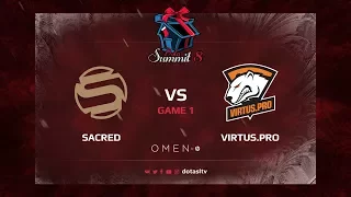 Sacred против Virtus.pro, Первая карта, Групповой Этап Dota Summit 8