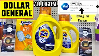 DOLLAR GENERAL | Testing Out The New P&G Coupons | All Digital Cheap Deal You Can Do Now