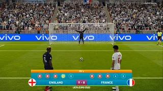 PES 2021 | England vs France | Penalty Shootout | Gameplay PC