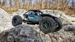 Axial Capra with (droop setup) - only stock shocks, no springs