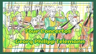 Four Concertos by Georg Philipp Telemann; Orchestre Pro Arte De Munich; Kurt Redel