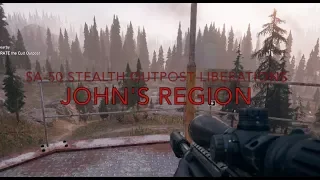 Far Cry 5 - ALL Outpost Liberations - STEALTH - John's Region - SA-50 Sniper Rifle Kills