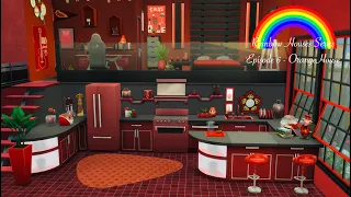 🌈 Rainbow Houses - Red House ❤️ The Sims 4 #TheSims4 #LoftApartment #StopMotion #Penthouse