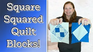 Square in a Square Quilt Block  | Easy Quilt Tutorial