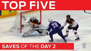 Top 5 Saves | Day 2 | #IIHFWorlds 2015