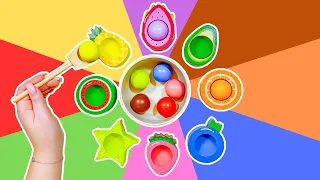 Color Sorting & Fruits for Toddlers | Educational Activities for Toddlers