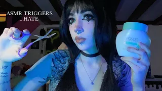 ASMR Triggers I Hate | Lid Sounds, Mouth Sounds, Scissor Sounds, Liquid Sounds, Mic Brushing