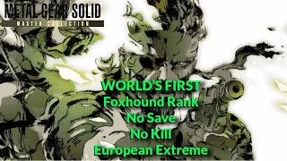 World's First Metal Gear Solid Master Collection MGS3 Foxhound Rank/Former World Record 1:11:35